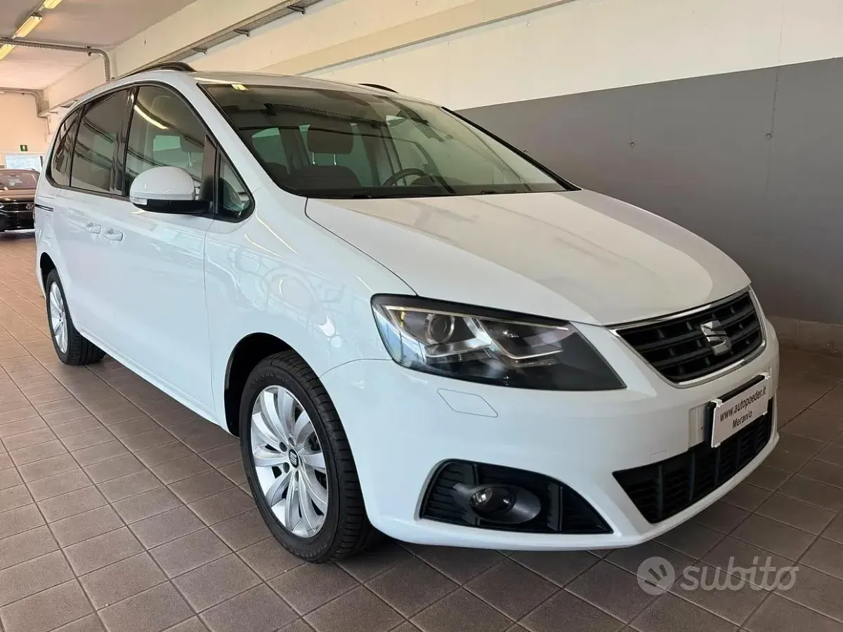 Usata Seat Alhambra Style 150 CV (110 kW) 2018 Bianco Monovolume