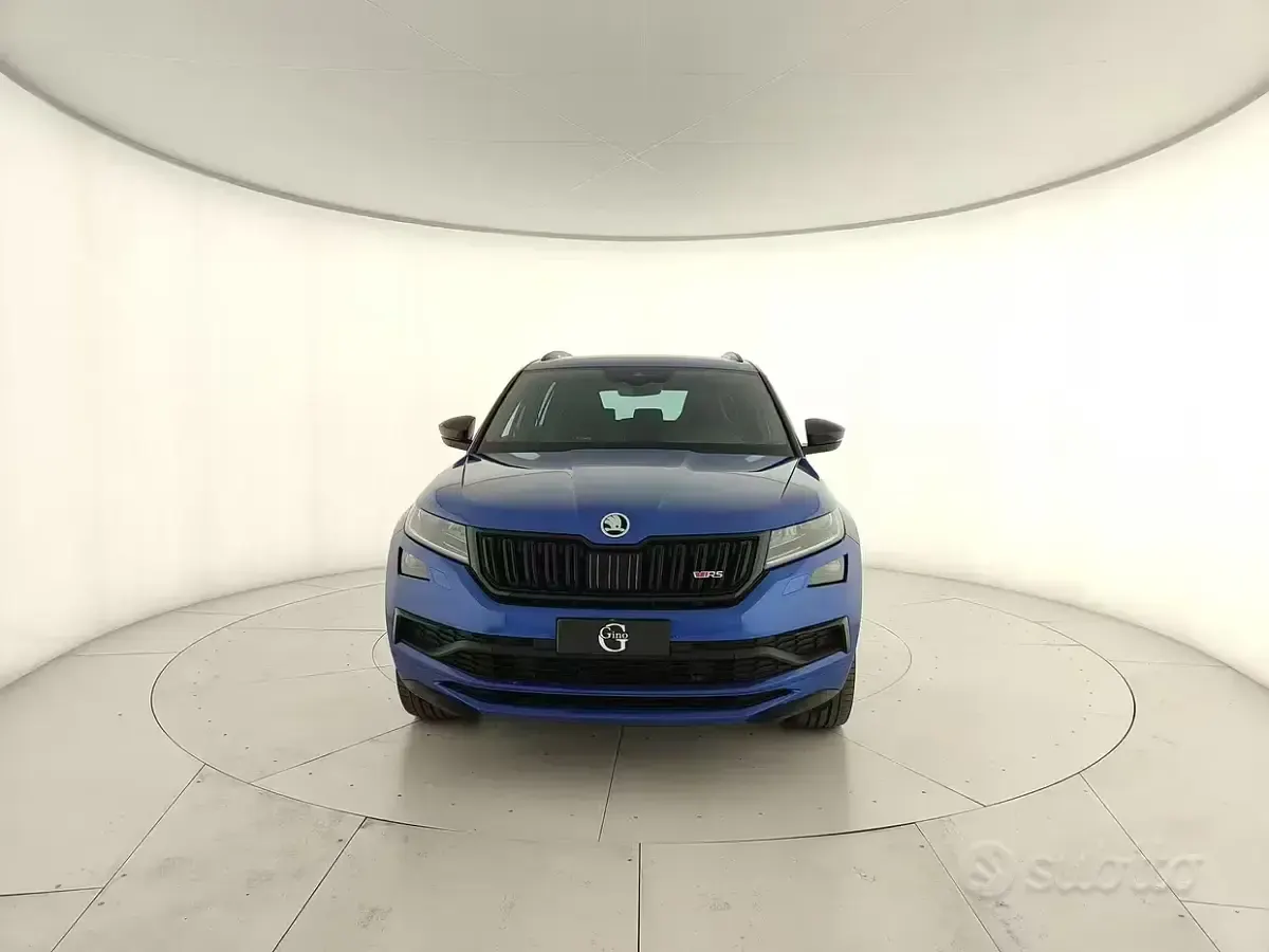 Usata Skoda Kodiaq RS 239 CV (175 kW) 2019 Blu elettrico SUV
