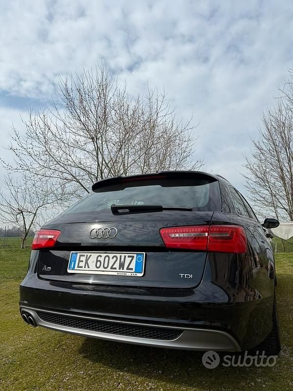 Usata Audi A6 S-Line 177 CV (130 kW) 2012 Nero Station wagon