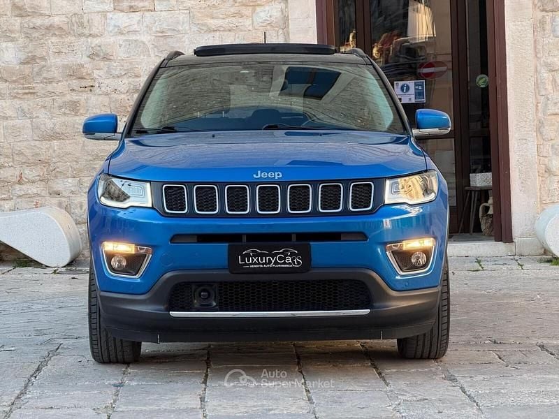 Usata Jeep Compass Limited 140 CV (102 kW) 2018 Blu SUV