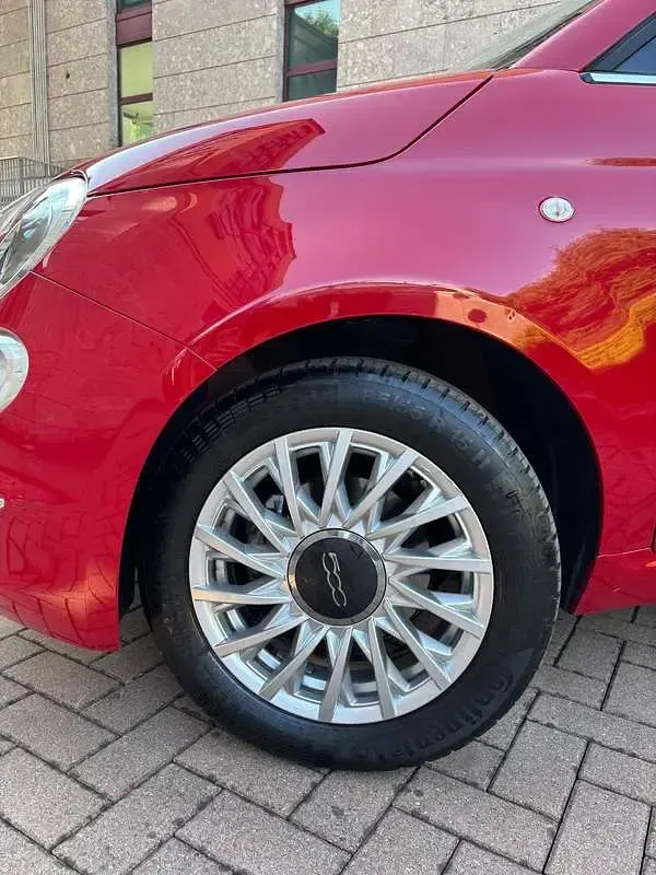 Usata Fiat 500 Lounge 69 CV (50 kW) 2016 Rosso Utilitaria