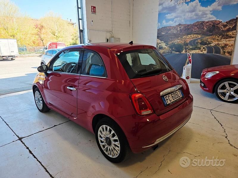 Usata Fiat 500 Lounge 69 CV (50 kW) 2015 Rosso Berlina