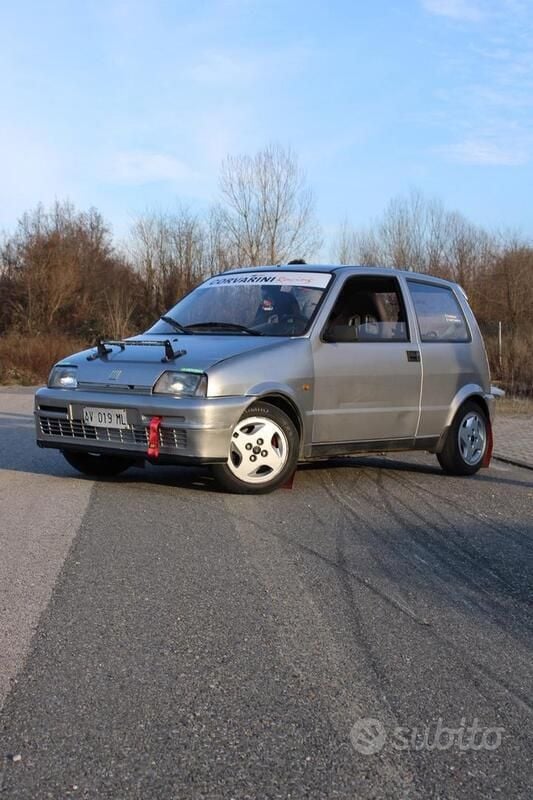 Usata Fiat Cinquecento 40 CV (29 kW) 1998 Grigio Utilitaria