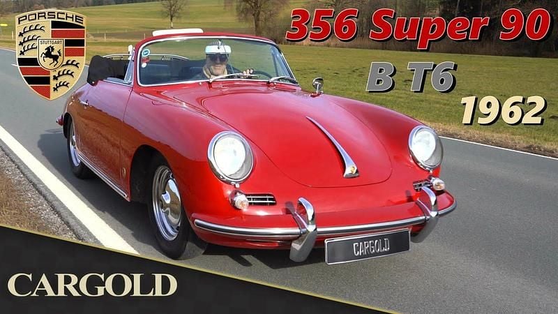 Usata Porsche 356 90 CV (66 kW) 1962 Rosso Cabrio