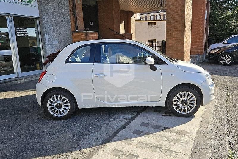 Begagnad Fiat 500C Lounge 69 HK (50 kW) 2017 Vit Cab