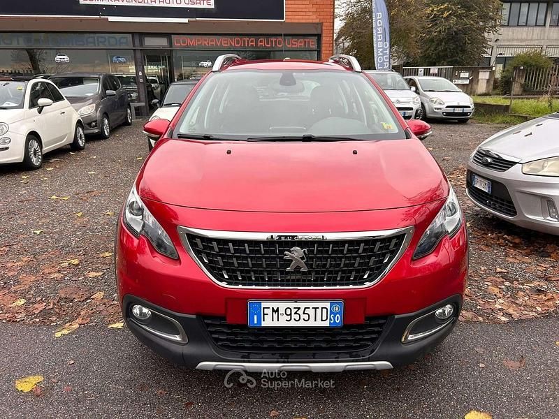 Usata Peugeot 2008 S 110 CV (80 kW) 2018 Rosso SUV