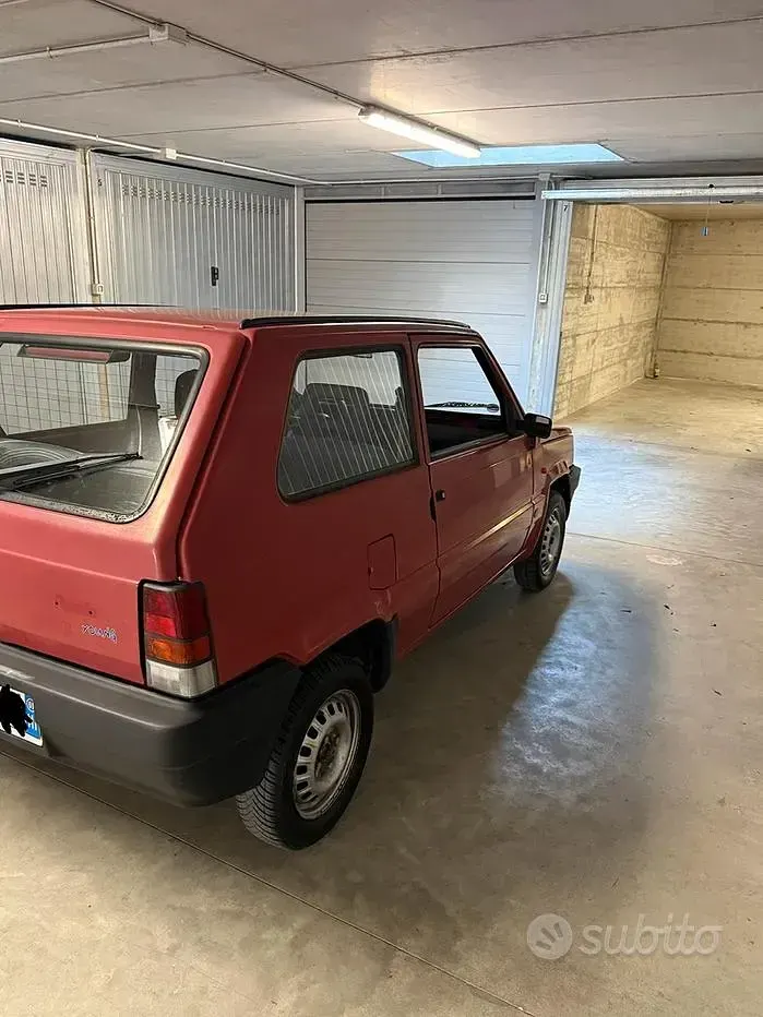 Usata Fiat Panda 54 CV (39 kW) 2001 Rosso Utilitaria