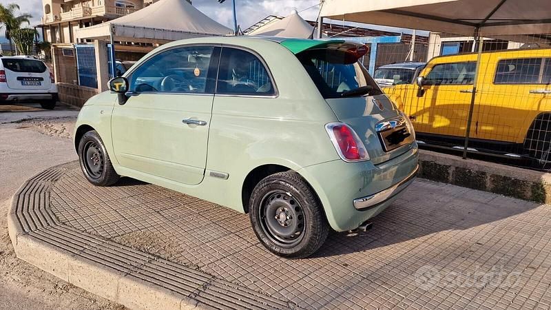 Usata Fiat 500 75 CV (55 kW) 2008 Verde Berlina