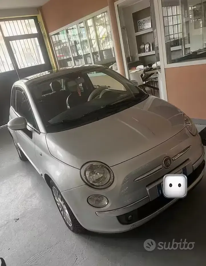 Usata Fiat 500 69 CV (50 kW) 2009 Grigio Cabrio