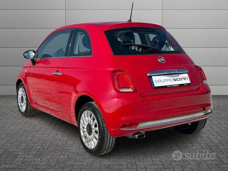 Usata Fiat 500 Lounge 69 CV (50 kW) 2018 Rosso Monovolume