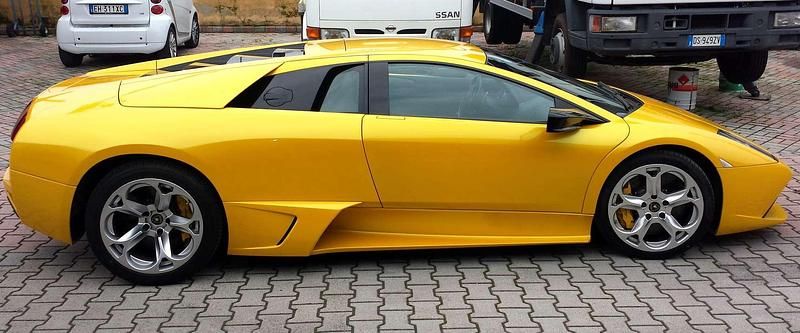 Usata Lamborghini Murciélago 640 CV (470 kW) 2007 Giallo Coupé