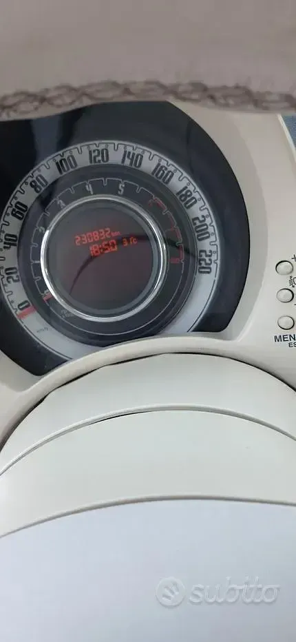 Usata Fiat 500 69 CV (50 kW) 2011 Bianco Berlina