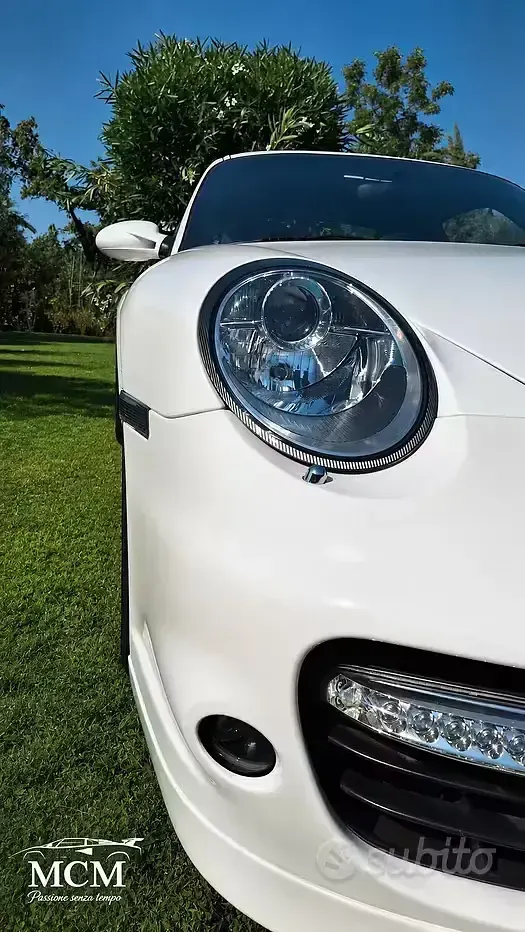 Usata Porsche 997 Turbo 480 CV (353 kW) 2009 Bianco Coupé