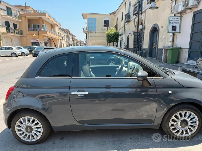 Usata Fiat 500 Lounge 69 CV (50 kW) 2019 Grigio Utilitaria