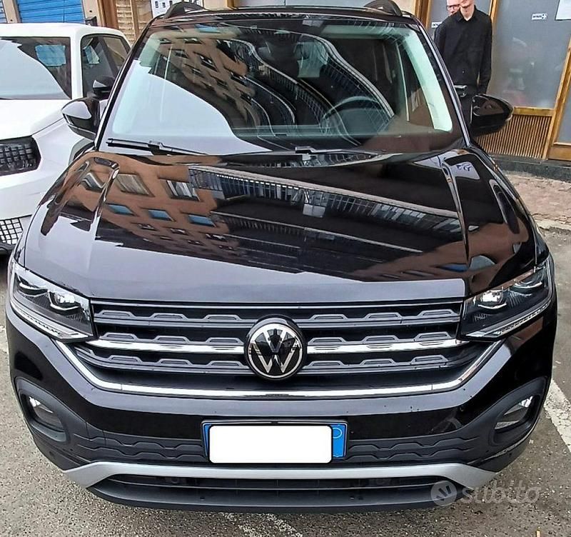 Usata VW T-Cross 110 CV (80 kW) 2021 Nero SUV