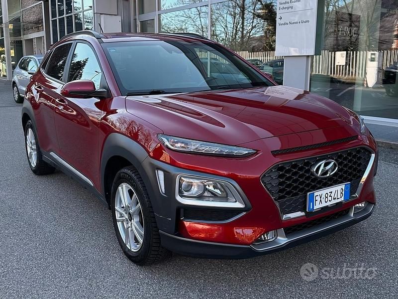 Usata Hyundai Kona 120 CV (88 kW) 2019 Rosso SUV