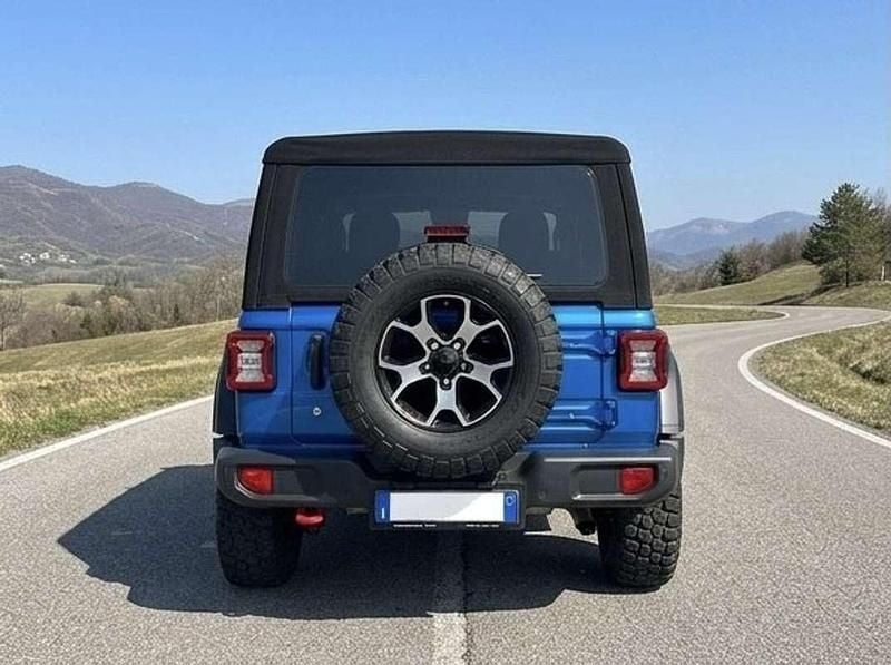 Usata Jeep Wrangler Rubicon 272 CV (200 kW) 2021 Blu/azzurro SUV
