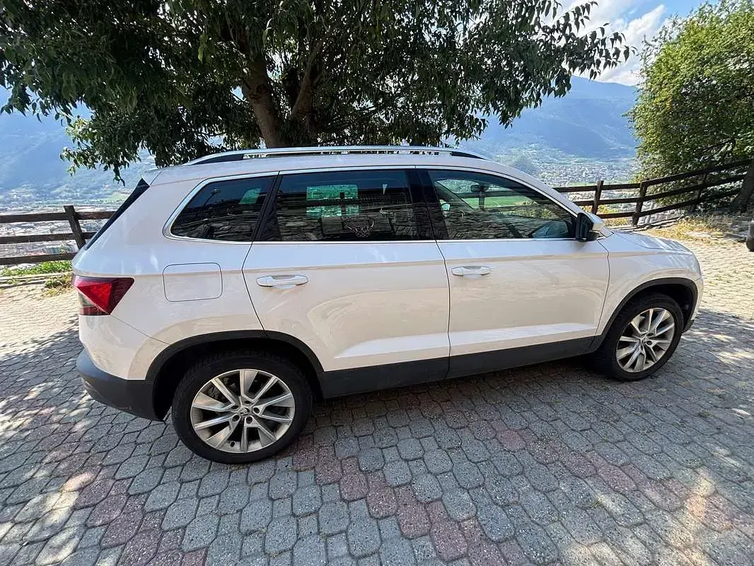 Usata Skoda Karoq Style 150 CV (110 kW) 2018 Bianco SUV