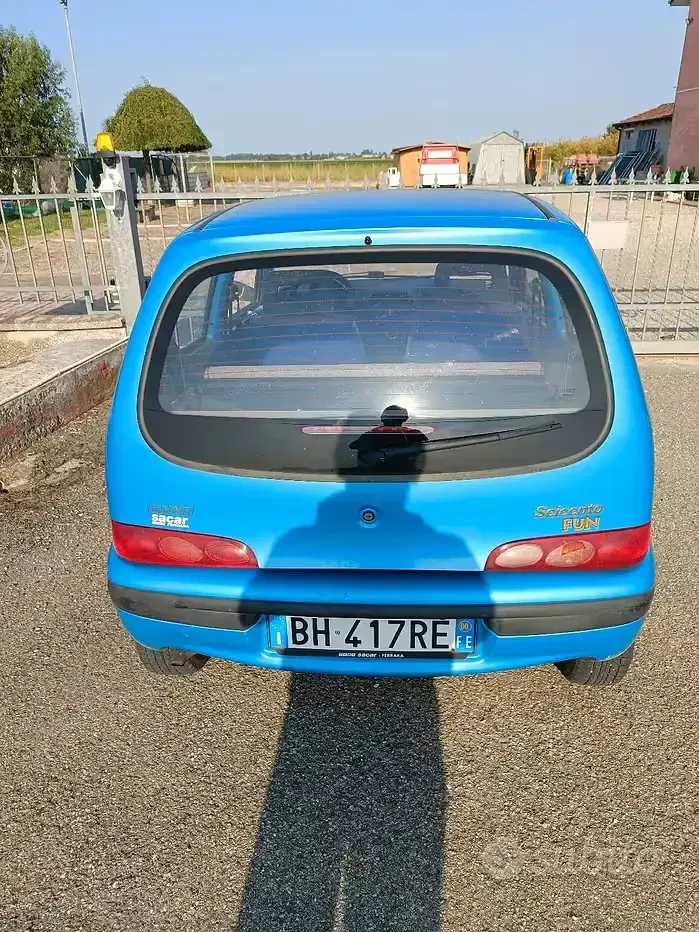 Usata Fiat Seicento 39 CV (28 kW) 2000 Bluazzurro Utilitaria
