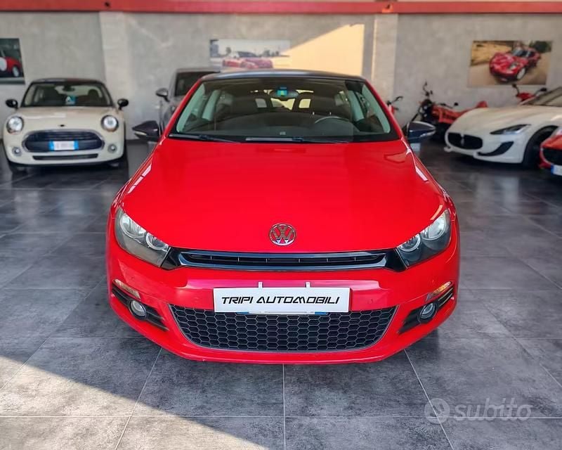 Usata VW Scirocco 160 CV (117 kW) 2009 Rosso Coupé