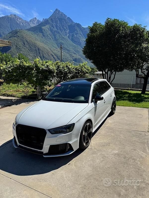 Usata Audi S3 300 CV (220 kW) 2016 Bianco Berlina