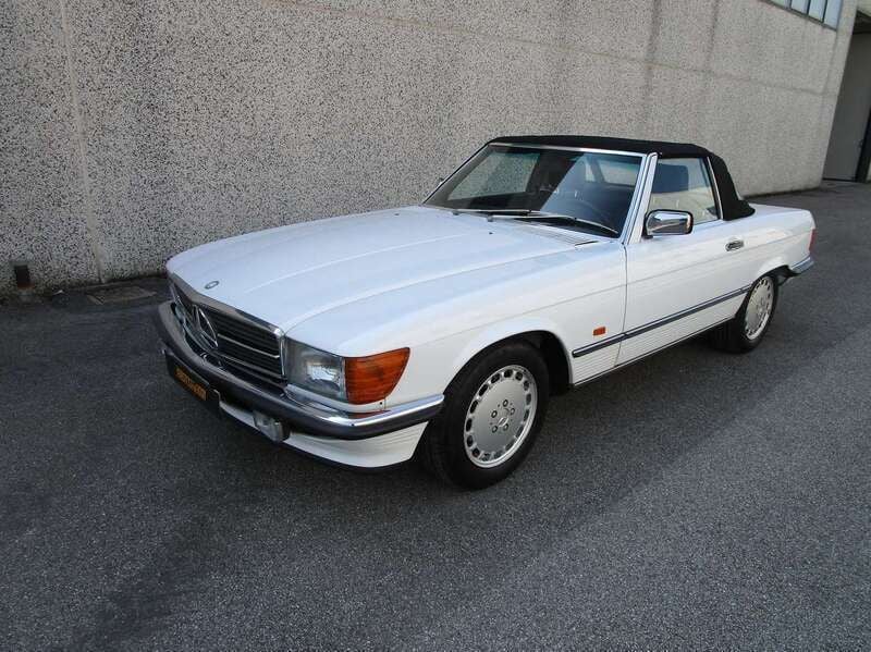 Bianco Usata 1989 Mercedes SL300 Cabrio | 47.490 € - Immagine 1/4