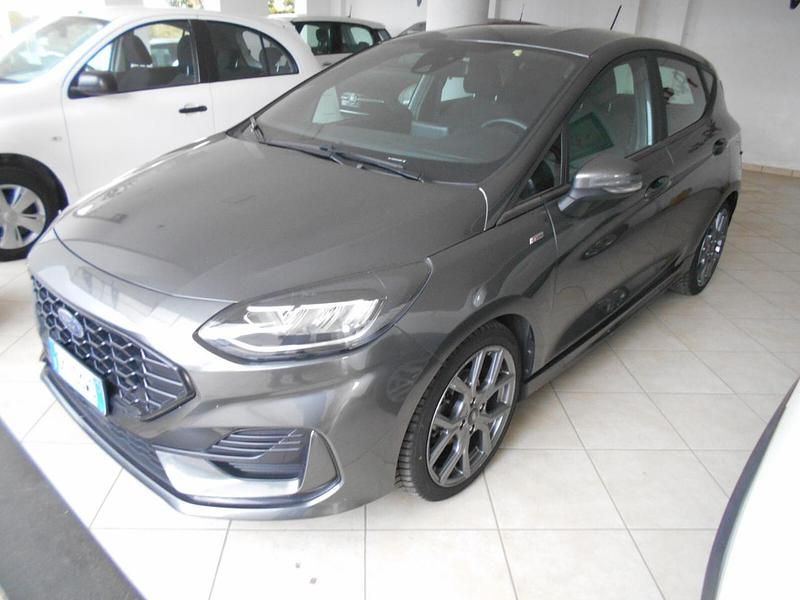 Usata Ford Fiesta ST-Line 125 CV (91 kW) 2022 Grigio Utilitaria