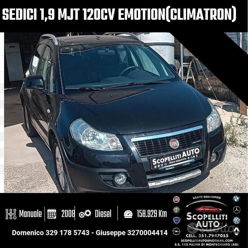 Usata Fiat Sedici 120 CV (88 kW) 2008 Nero SUV
