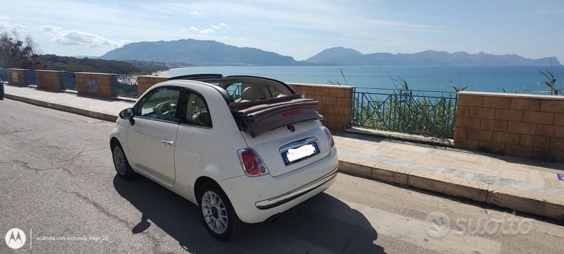 Bianco Usata 2013 Fiat 500 Cabrio | 8400 € (Buon prezzo) - Immagine 1/4