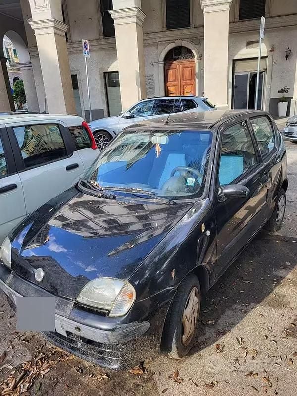 Usata Fiat 600 2002 Nero Utilitaria