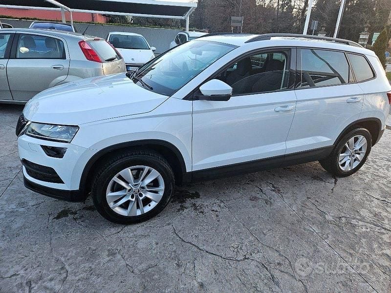 Usata Skoda Karoq Executive 150 CV (110 kW) 2020 Bianco pastello SUV