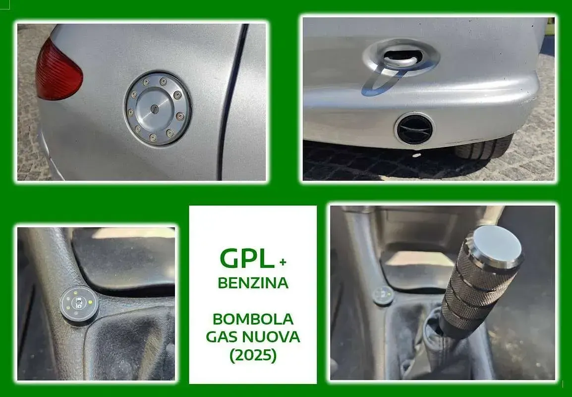 Usata Peugeot 206 75 CV (55 kW) 2008 Argento Berlina