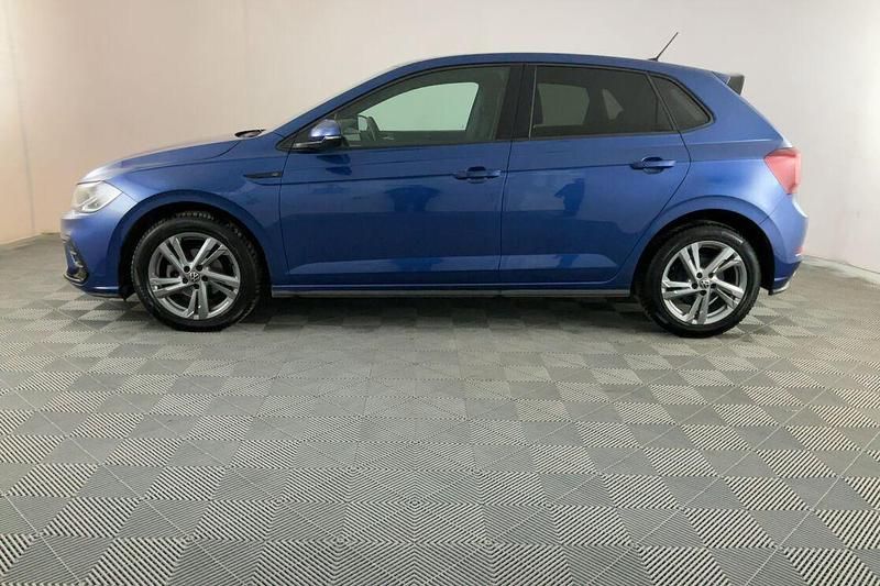 Usata VW Polo R-line 95 CV (69 kW) 2022 Blu Utilitaria