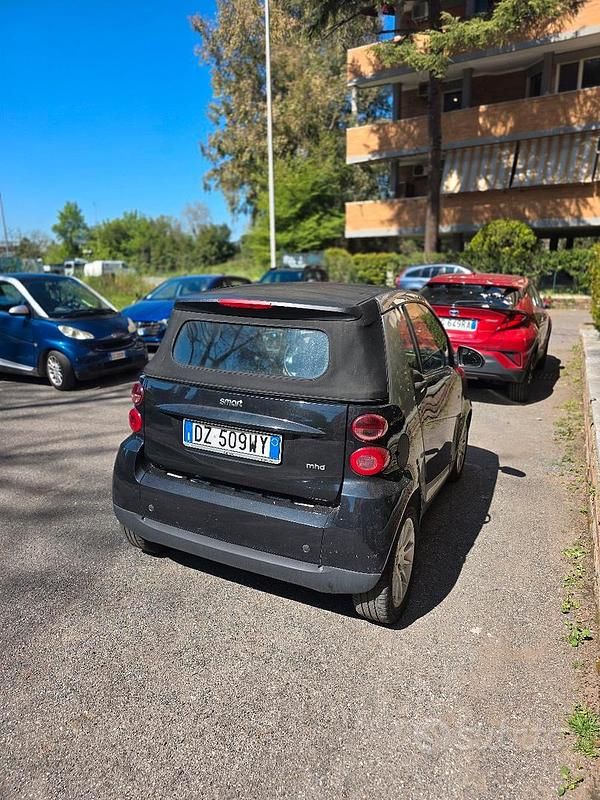Usata Smart ForTwo Cabrio 71 CV (52 kW) 2010 Nero Cabrio