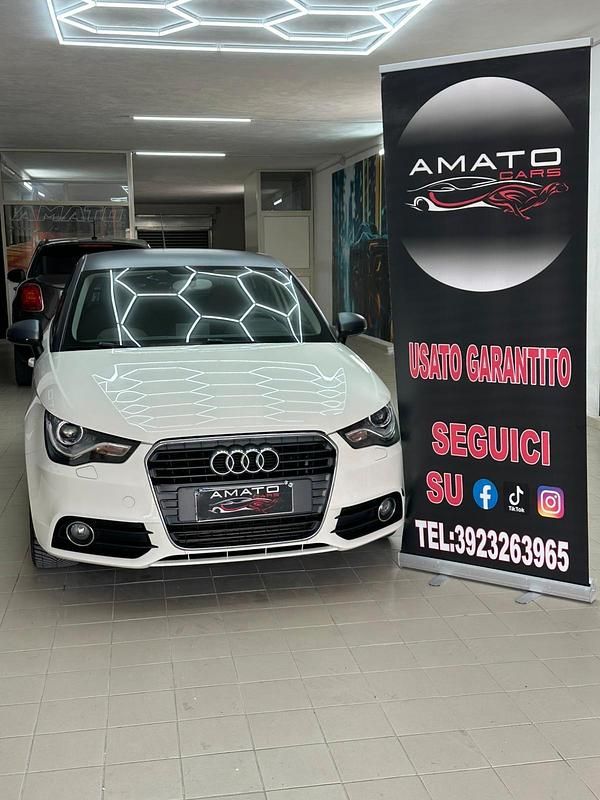 Usata Audi A1 Ambition 89 CV (65 kW) 2014 Bianco Utilitaria