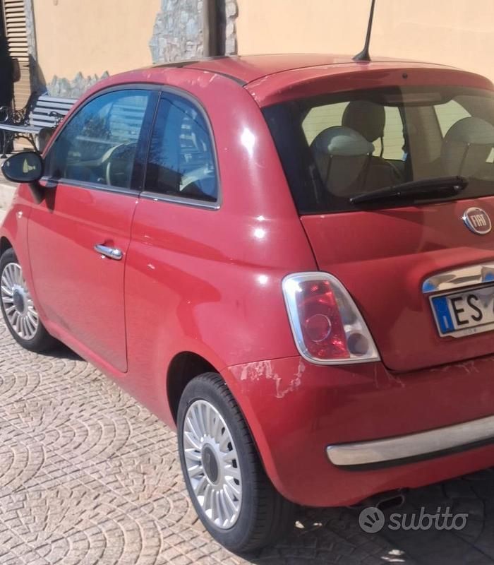 Usata Fiat 500 75 CV (55 kW) 2013 Rosso Berlina