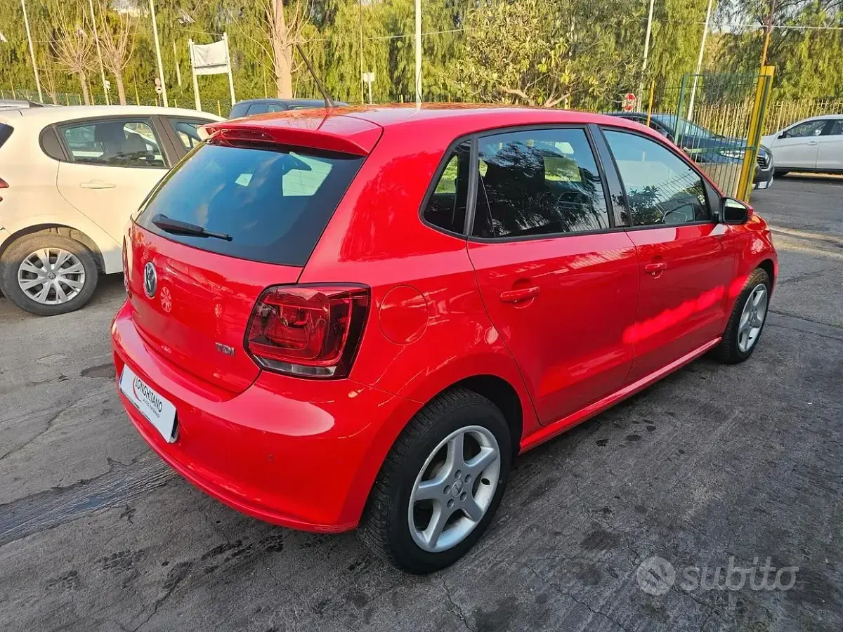 Usata VW Polo 90 CV (66 kW) 2012 Rosso Utilitaria