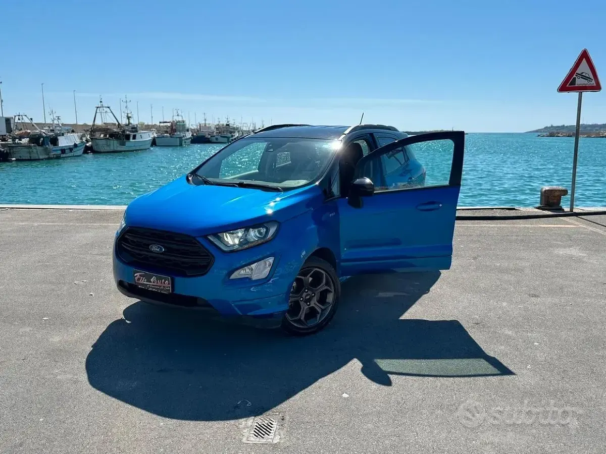 Usata Ford Ecosport ST-Line 125 CV (91 kW) 2020 Blu SUV