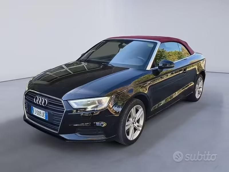 Usata Audi A3 Cabriolet 116 CV (85 kW) 2017 Nero Cabrio