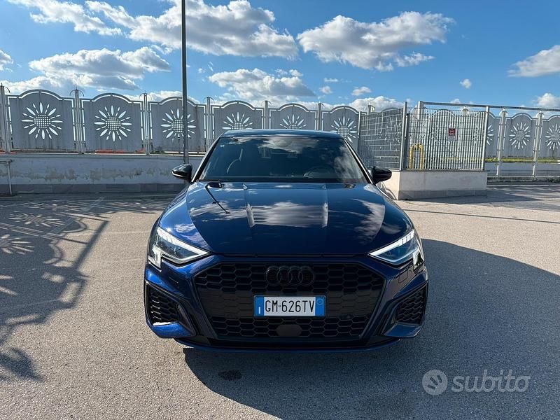 Usata Audi A3 S-Line 2020 Blu Berlina