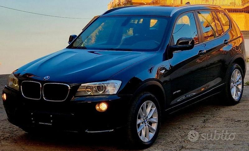 Usata BMW X3 Efficient Dynamics 184 CV (135 kW) 2012 Nero SUV
