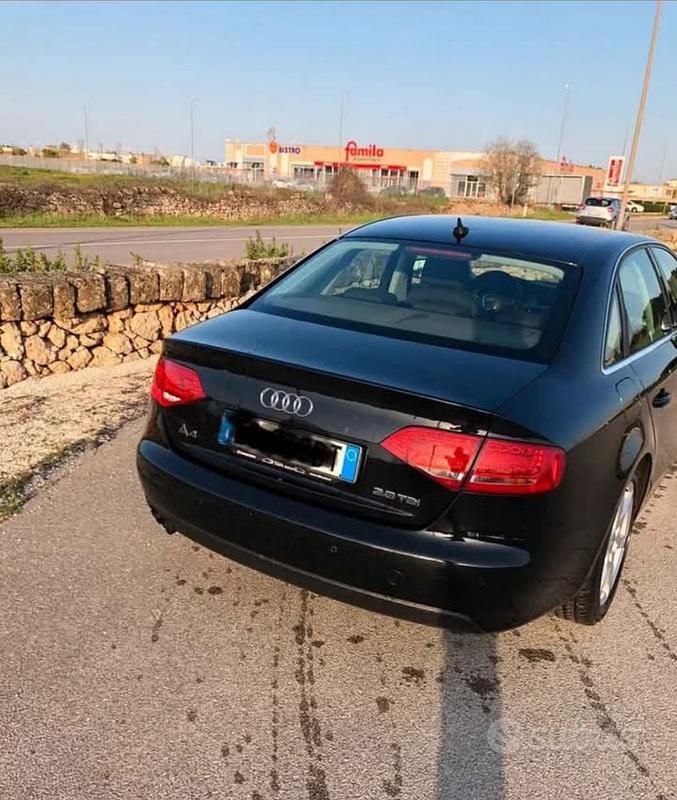 Usata Audi A4 143 CV (105 kW) 2011 Nero Berlina
