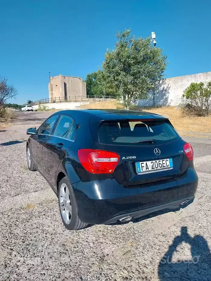 Usata Mercedes A200 2015 Nero Utilitaria
