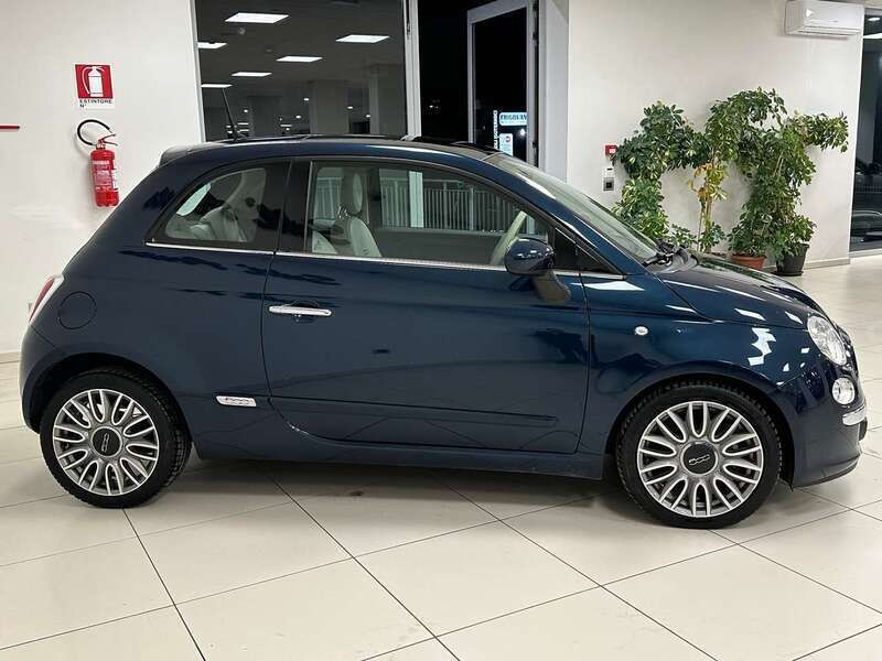 Usata Fiat 500 Lounge 95 CV (69 kW) 2015 Blu Berlina