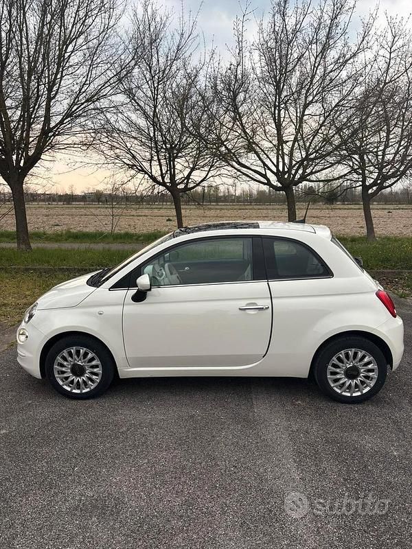 Usata Fiat 500 Lounge 69 CV (50 kW) 2020 Bianco Utilitaria