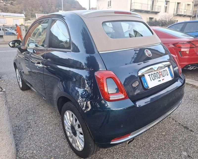 Usata Fiat 500C Dolcevita 69 CV (50 kW) 2021 Blu Cabrio