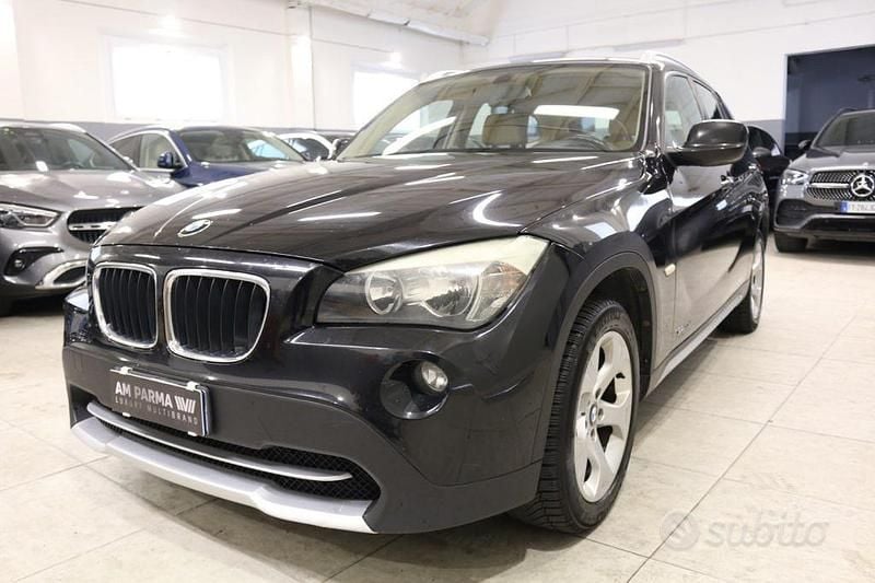 Usata BMW X1 Efficient Dynamics 177 CV (130 kW) 2009 Nero SUV