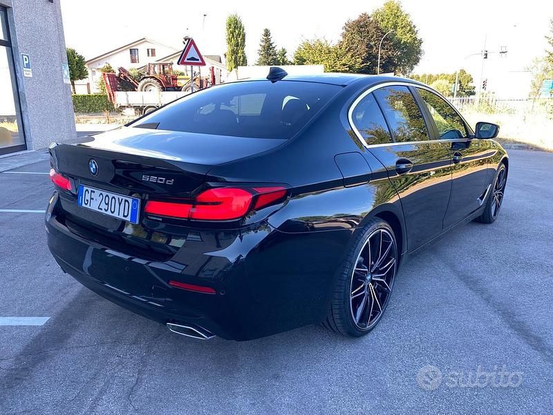 Usata BMW 520 190 CV (139 kW) 2021 Nero Berlina