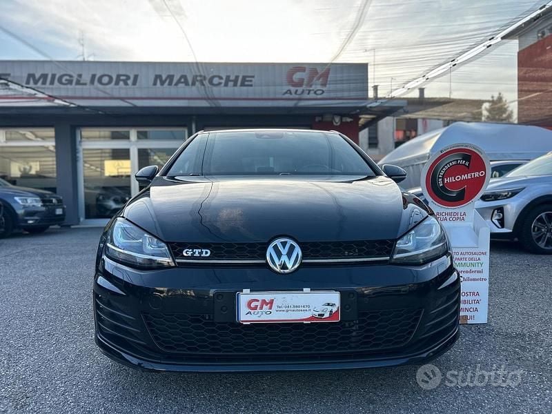 Second-hand VW Golf VII GTD 184 CP (135 kW) 2016 Negru Berlinǎ