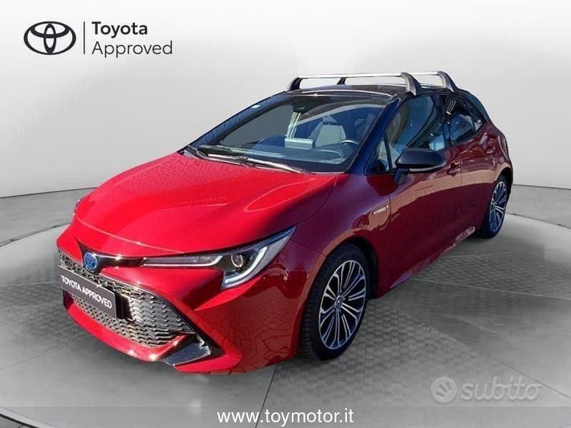 Rosso Usata 2019 Toyota Corolla Style Due volumi | 16.500 € (Buon prezzo) - Immagine 1/3